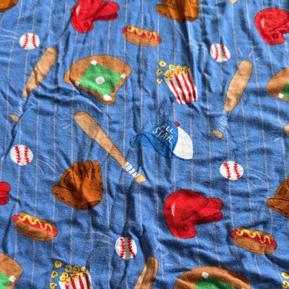 Little Sleepies Baseball Pajamas 4T - Picture 2 of 4